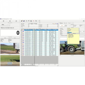 Softwaresteuerung für AGRETO Überfahrwaage
