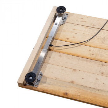 Wiegebalken Vario Edelstahl mit Bluetooth Wiegeelektronik