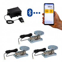 Bluetooth Waage für Silos 3 x 0,5 t