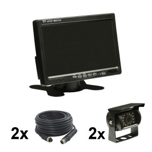 Rückfahrkamera Set 9" Monitor, 2 Kameras