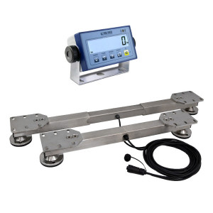 Wiegebalken Vario Edelstahl mit Wiegeanzeige DFWLB