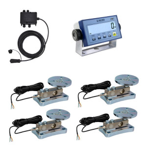 Wägemodule für Silos 4 x 1 t mit DFWLB